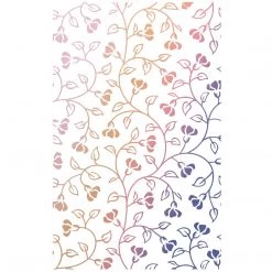 Flower Ramage - Texture Stencil 5x8 By Ciao Bella Stencil Art
