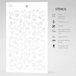 5x8 Stencils Tikal - Texture Stencil 5x8 By Ciao Bella Stencil Art