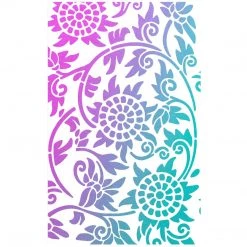 5x8 Stencils Palenque - Texture Stencil 5x8 By Ciao Bella Stencil Art