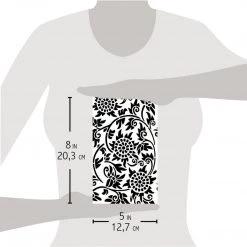 5x8 Stencils Palenque - Texture Stencil 5x8 By Ciao Bella Stencil Art