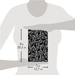 5x8 Stencils Wavy Leaves - Texture Stencil 5x8 By Ciao Bella Stencil Art