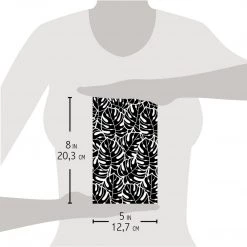 5x8 Stencils Tropical Leaves - Texture Stencil 5x8 By Ciao Bella Stencil Art