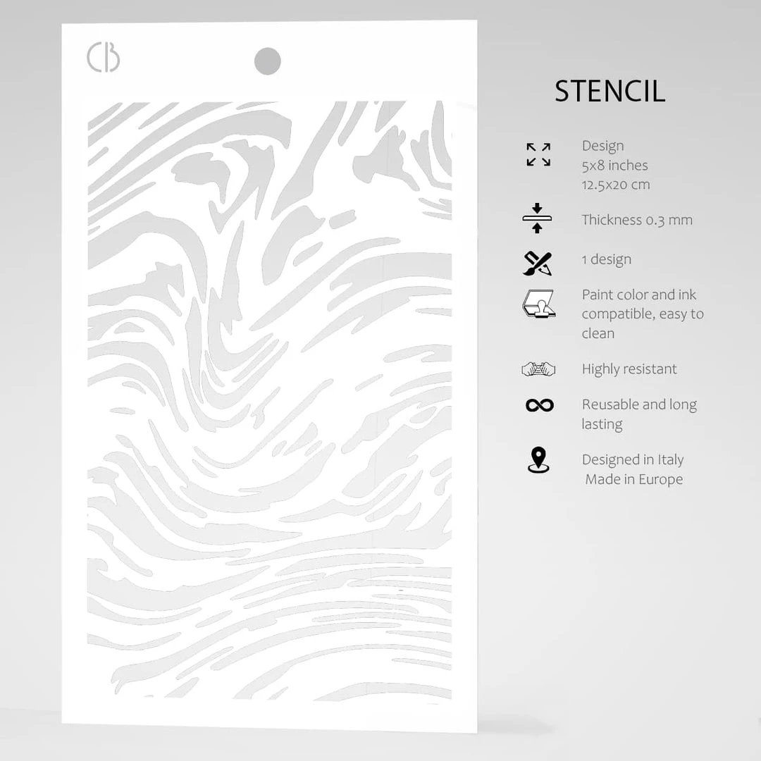 5x8 Stencils Marble - Texture Stencil 5x8 By Ciao Bella Stencil Art 5 5x8 Stencils Marble - Texture Stencil 5x8 By Ciao Bella Stencil Art