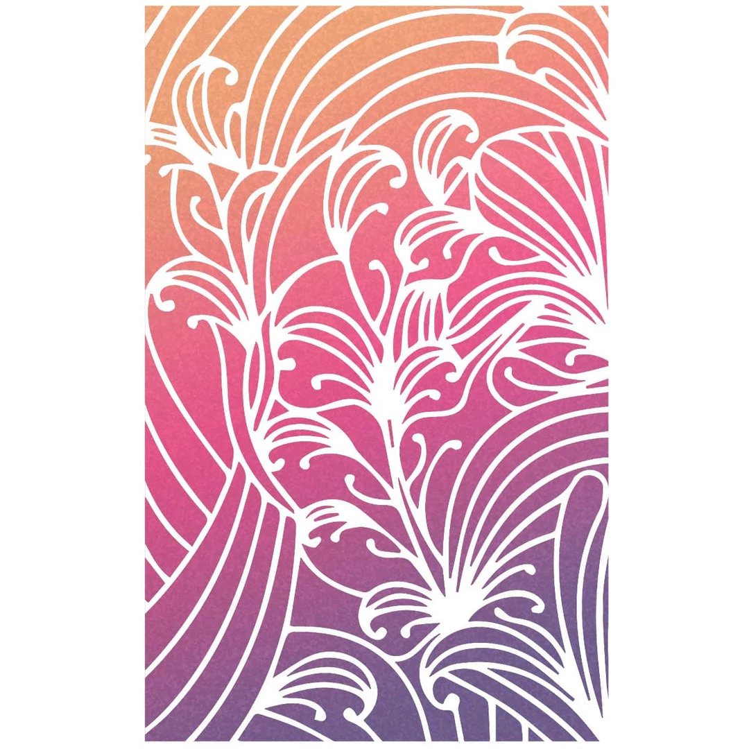 5x8 Stencils Petra - Texture Stencil 5x8 By Ciao Bella Stencil Art 4 5x8 Stencils Petra - Texture Stencil 5x8 By Ciao Bella Stencil Art