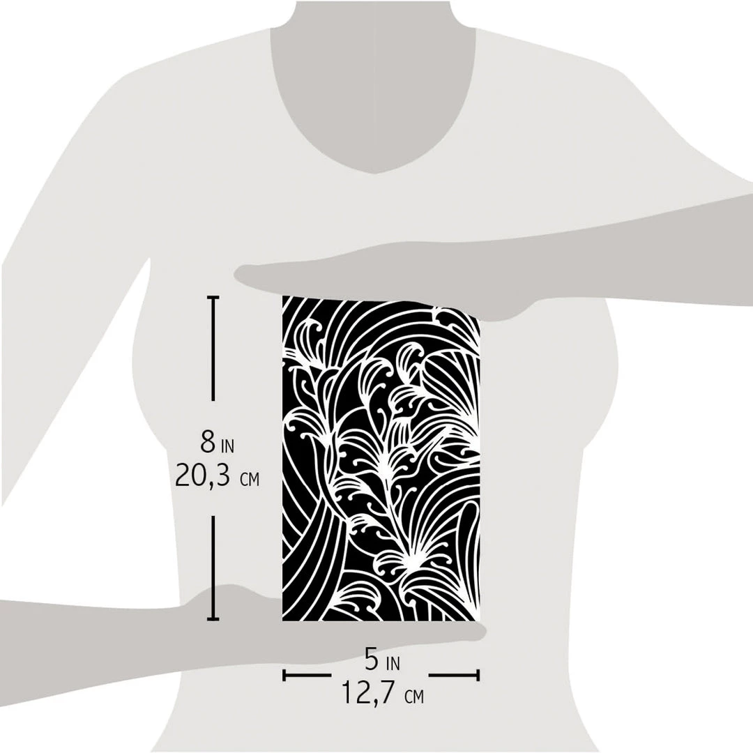 5x8 Stencils Petra - Texture Stencil 5x8 By Ciao Bella Stencil Art 6 5x8 Stencils Petra - Texture Stencil 5x8 By Ciao Bella Stencil Art