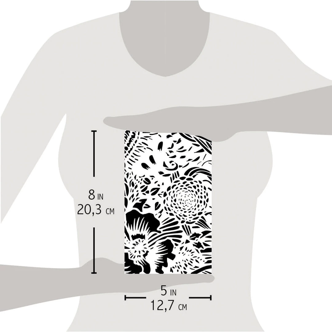 Tulum - Texture Stencil 5x8 By Ciao Bella Stencil Art 5x8 Stencils 6 Tulum - Texture Stencil 5x8 By Ciao Bella Stencil Art 5x8 Stencils