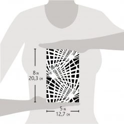 5x8 Stencils Palm Leaves - Texture Stencil 5x8 By Ciao Bella Stencil Art