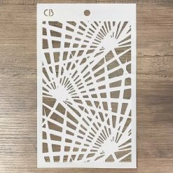 5x8 Stencils Palm Leaves - Texture Stencil 5x8 By Ciao Bella Stencil Art