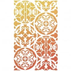 Talaveras - Texture Stencil 5x8 By Ciao Bella Stencil Art