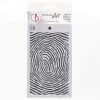Fingerprint- Texture Stencil 5x8 By Ciao Bella Stencil Art