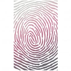 Fingerprint- Texture Stencil 5x8 By Ciao Bella Stencil Art