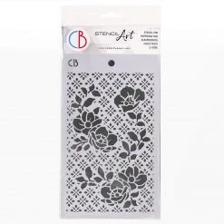 Anemones - Texture Stencil 5x8 By Ciao Bella Stencil Art 5x8 Stencils