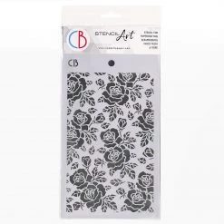 Newly Added Products! Rosebush - Texture Stencil 5x8 By Ciao Bella Stencil Art