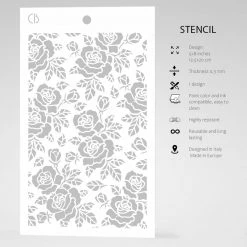 Newly Added Products! Rosebush - Texture Stencil 5x8 By Ciao Bella Stencil Art 9 Newly Added Products! Rosebush - Texture Stencil 5x8 By Ciao Bella Stencil Art
