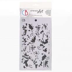 Scraped Off - Texture Stencil 5x8 By Ciao Bella Stencil Art Newly Added Products!