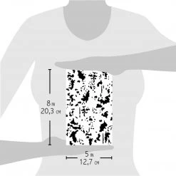 Scraped Off - Texture Stencil 5x8 By Ciao Bella Stencil Art Newly Added Products!