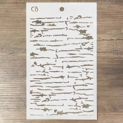 Chipped Paint - Texture Stencil 5x8 By Ciao Bella Stencil Art