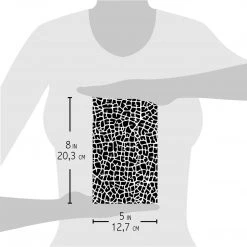 5x8 Stencils Leaf Venation - Texture Stencil 5x8 By Ciao Bella Stencil Art