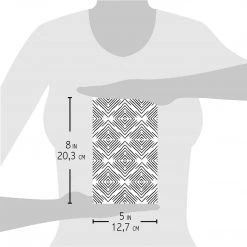 Newly Added Products! Watch Closely - Texture Stencil 5x8 By Ciao Bella Stencil Art