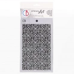 Harmony - Texture Stencil 5x8 By Ciao Bella Stencil Art