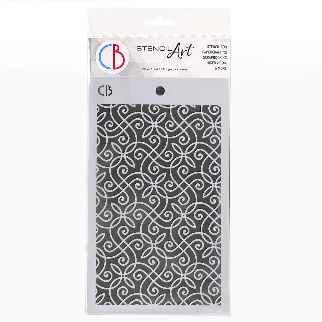 Harmony - Texture Stencil 5x8 By Ciao Bella Stencil Art 3 Harmony - Texture Stencil 5x8 By Ciao Bella Stencil Art