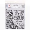 8x8 Stencils Farmhouse Garden - Texture Stencil 8x8 By Ciao Bella Stencil Art 2 8x8 Stencils Farmhouse Garden - Texture Stencil 8x8 By Ciao Bella Stencil Art