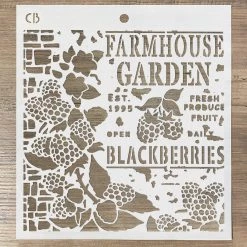 8x8 Stencils Farmhouse Garden - Texture Stencil 8x8 By Ciao Bella Stencil Art 11 8x8 Stencils Farmhouse Garden - Texture Stencil 8x8 By Ciao Bella Stencil Art
