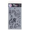 Bad Girls Stamps & Stencils Let The Music Fly - Texture Bad Girls Stencil 5x8 By Ciao Bella