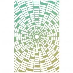 Concentric - Texture Bad Girls Stencil 5x8 By Ciao Bella Bad Girls Stamps & Stencils