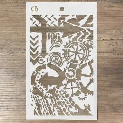 Bad Girls Stamps & Stencils 406 - Texture Bad Girls Stencil 5x8 By Ciao Bella