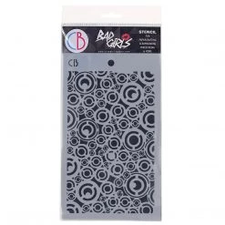 Washers - Texture Bad Girls Stencil 5x8 By Ciao Bella Bad Girls Stamps & Stencils