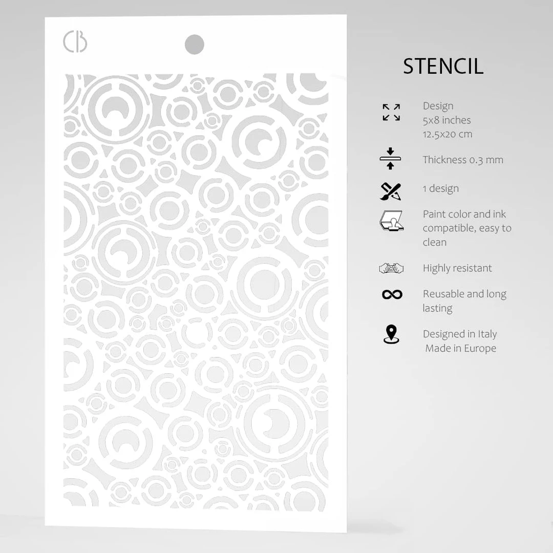 Washers - Texture Bad Girls Stencil 5x8 By Ciao Bella Bad Girls Stamps & Stencils 4 Washers - Texture Bad Girls Stencil 5x8 By Ciao Bella Bad Girls Stamps & Stencils