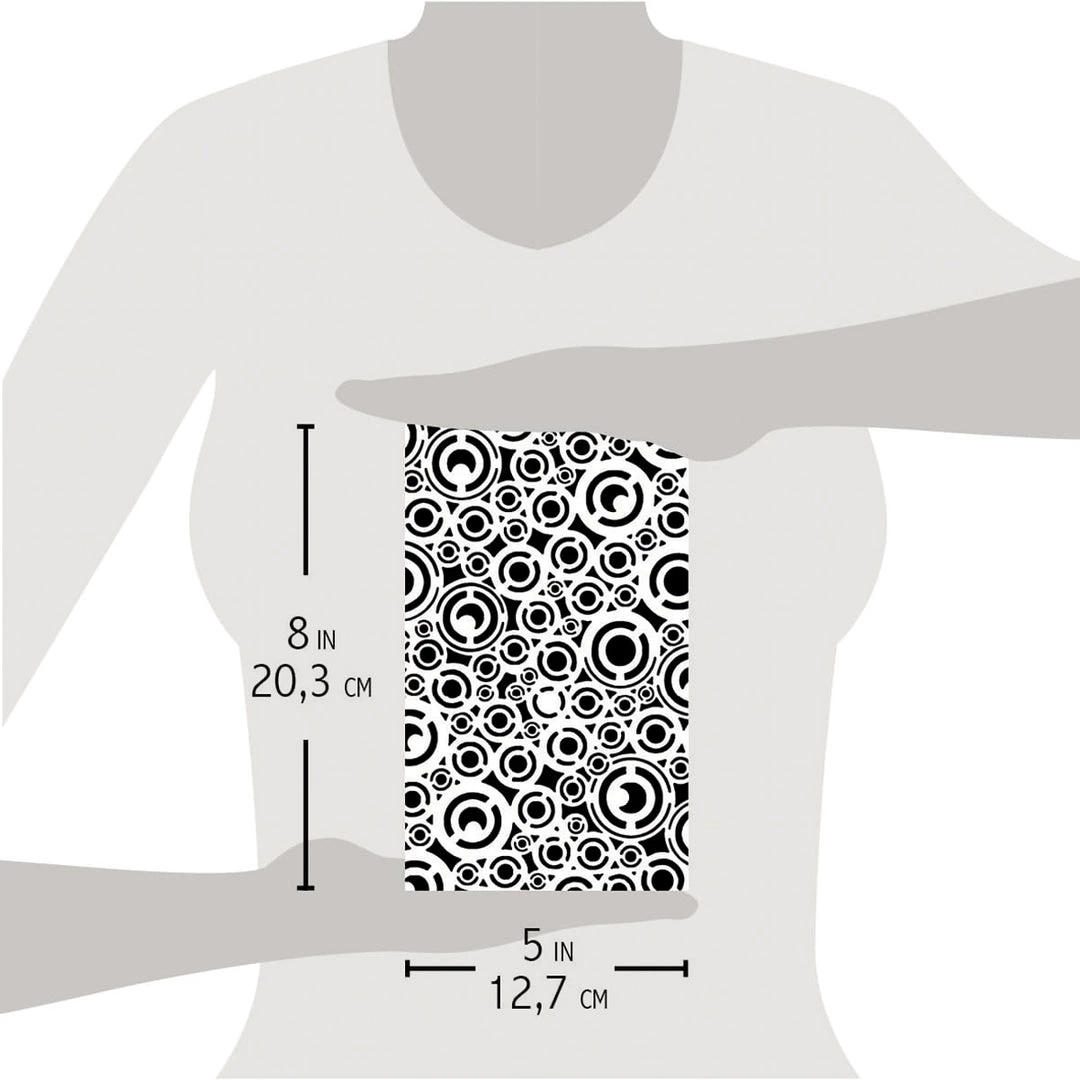 Washers - Texture Bad Girls Stencil 5x8 By Ciao Bella Bad Girls Stamps & Stencils 6 Washers - Texture Bad Girls Stencil 5x8 By Ciao Bella Bad Girls Stamps & Stencils