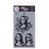 Monnalisa - Texture Bad Girls Stencil 5x8 By Ciao Bella