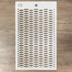 Bad Girls Stamps & Stencils Metal Net - Texture Stencil 5x8 By Ciao Bella Stencil Art