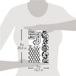 One Way - Texture Bad Girls Stencil 5x8 By Ciao Bella 10 One Way - Texture Bad Girls Stencil 5x8 By Ciao Bella