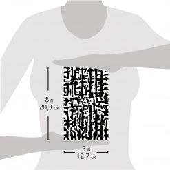 Abstract Lines - Texture Bad Girls Stencil 5x8 By Ciao Bella 10 Abstract Lines - Texture Bad Girls Stencil 5x8 By Ciao Bella