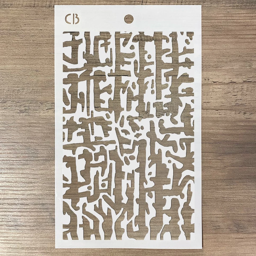 Abstract Lines - Texture Bad Girls Stencil 5x8 By Ciao Bella 7 Abstract Lines - Texture Bad Girls Stencil 5x8 By Ciao Bella