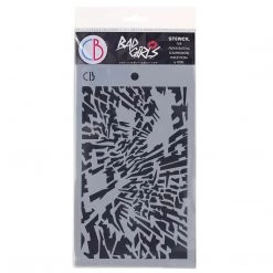 Bad Girls Stamps & Stencils Irregular - Texture Bad Girls Stencil 5x8 By Ciao Bella