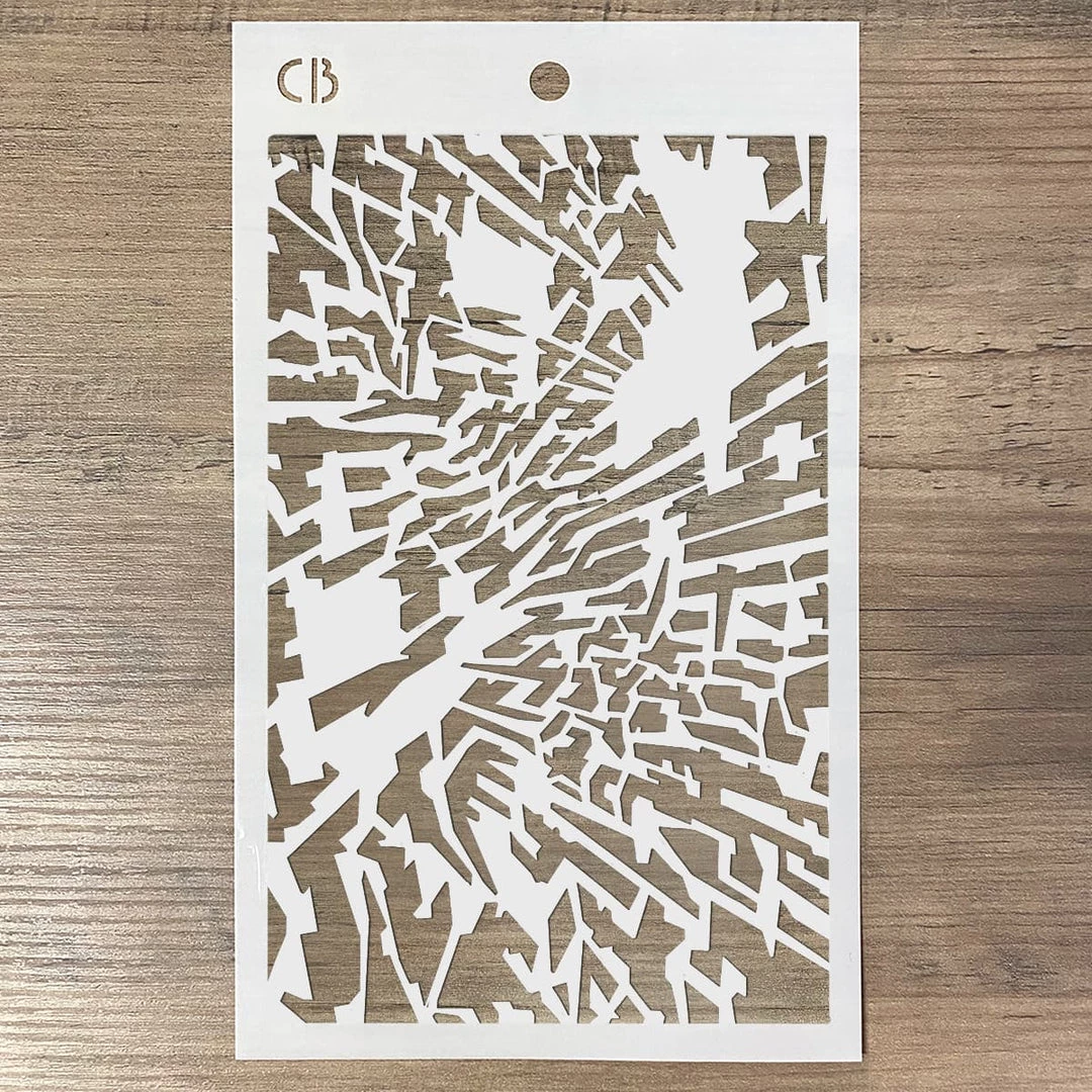 Bad Girls Stamps & Stencils Irregular - Texture Bad Girls Stencil 5x8 By Ciao Bella 7 Bad Girls Stamps & Stencils Irregular - Texture Bad Girls Stencil 5x8 By Ciao Bella