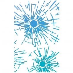 Bulletproof - Texture Bad Girls Stencil 5x8 By Ciao Bella