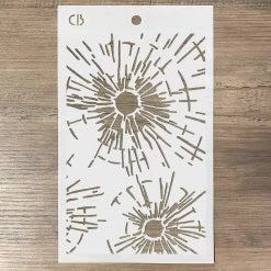 Bulletproof - Texture Bad Girls Stencil 5x8 By Ciao Bella