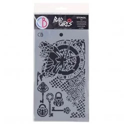 Bad Girls Stamps & Stencils Unstoppable - Texture Bad Girls Stencil 5x8 By Ciao Bella