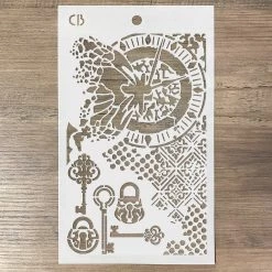 Bad Girls Stamps & Stencils Unstoppable - Texture Bad Girls Stencil 5x8 By Ciao Bella