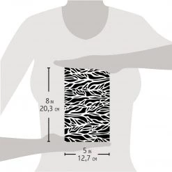 Flow - Texture Bad Girls Stencil 5x8 By Ciao Bella