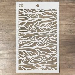 Flow - Texture Bad Girls Stencil 5x8 By Ciao Bella