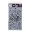Spider Net - Texture Bad Girls Stencil 5x8 By Ciao Bella