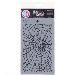 Spider Net - Texture Bad Girls Stencil 5x8 By Ciao Bella