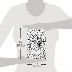 Spider Net - Texture Bad Girls Stencil 5x8 By Ciao Bella