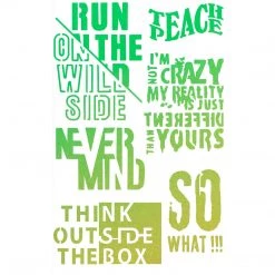 Think Outside The Box - Texture Bad Girls Stencil 5x8 By Ciao Bella Bad Girls Stamps & Stencils 9 Think Outside The Box - Texture Bad Girls Stencil 5x8 By Ciao Bella Bad Girls Stamps & Stencils